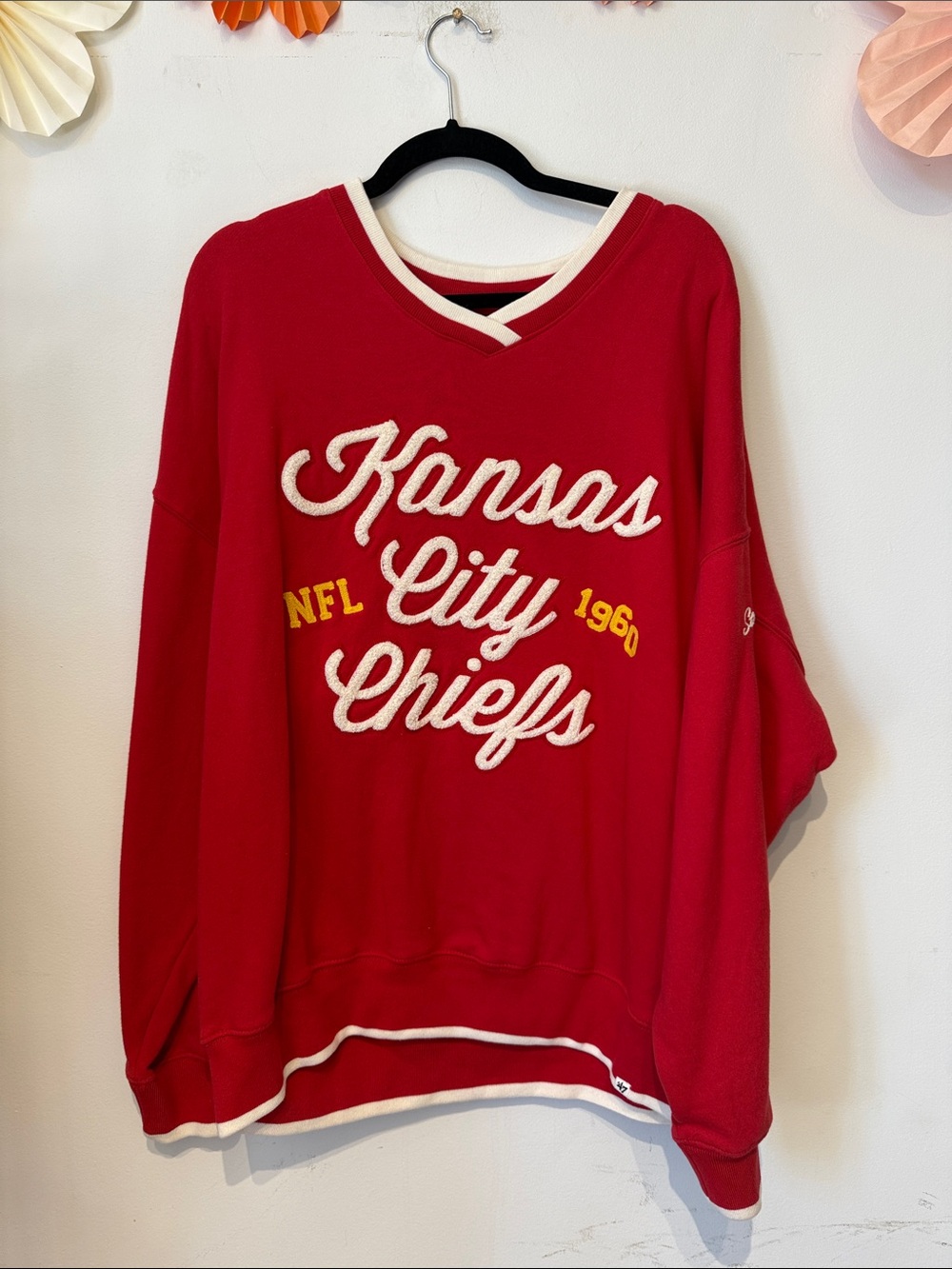 Stoney clover lane x47 KC chiefs sweatshirt large